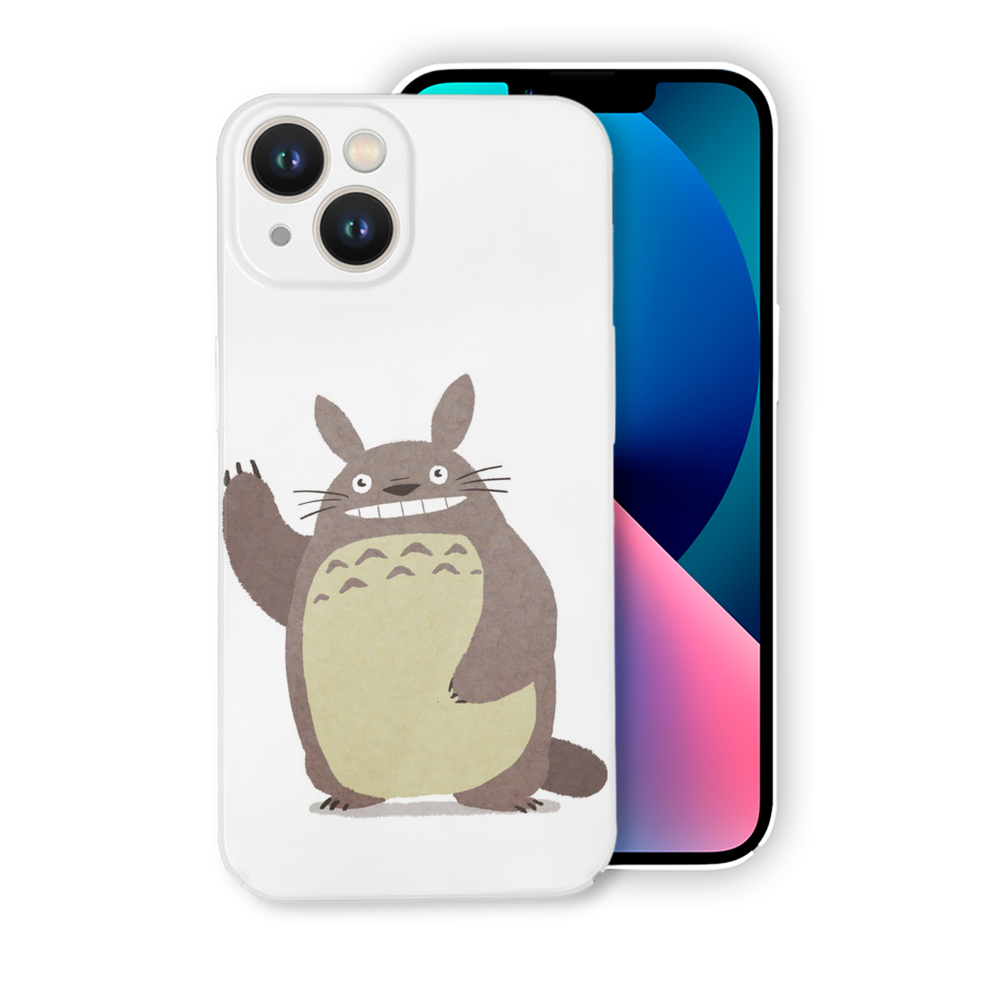 （画像用） となりのトトロ 草壁メイ 草壁サツキ My Neighbor Totoro Satsuki Kusakabe Mei Kusakabe 【iPhone 14シリーズ対応】ハードケース
